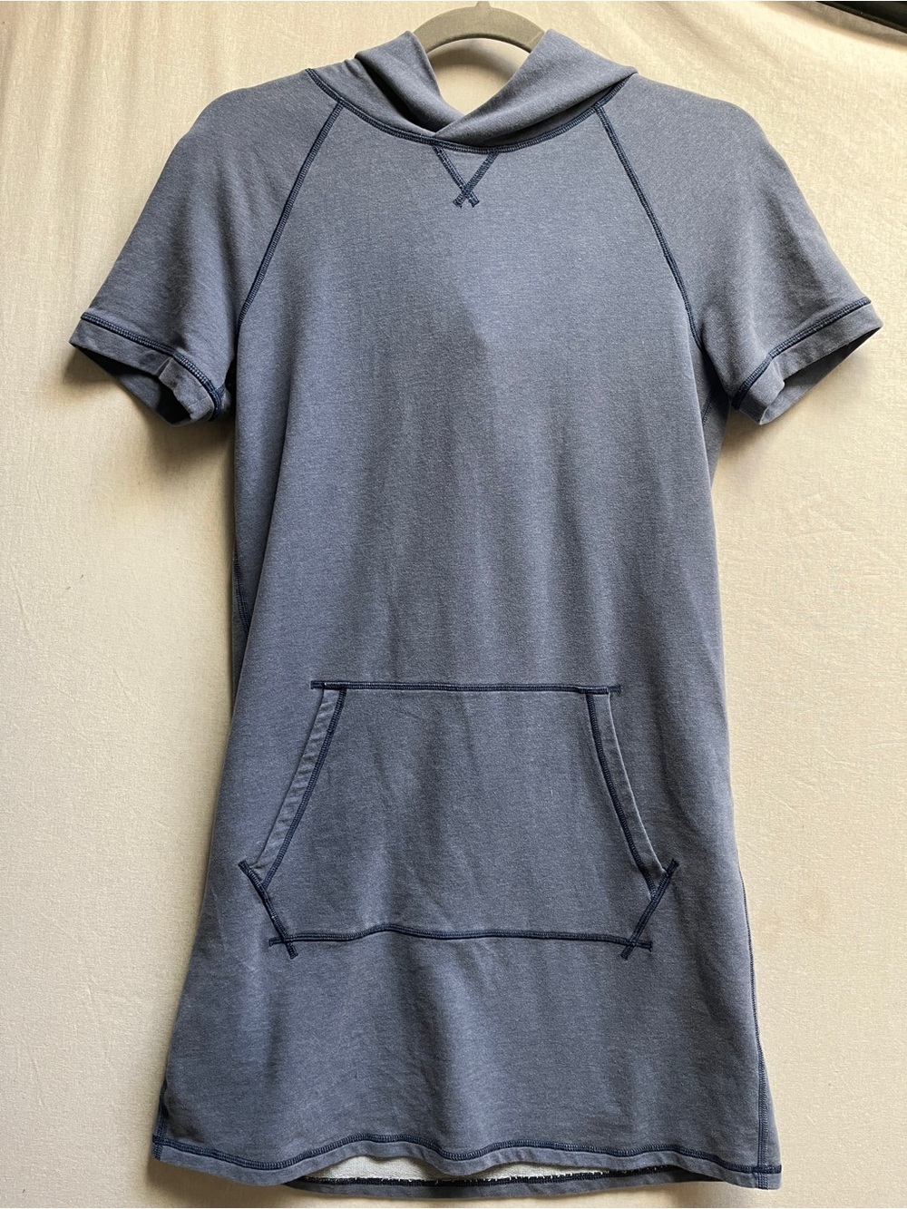 Ivivva by Lululemon Short Sleeve Hooded Sweatshirt Dress Womens XS